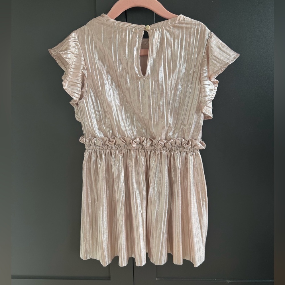 J. Crew Crewcuts | Metallic Shimmer Pink Dress | 4 - Picture 6 of 6